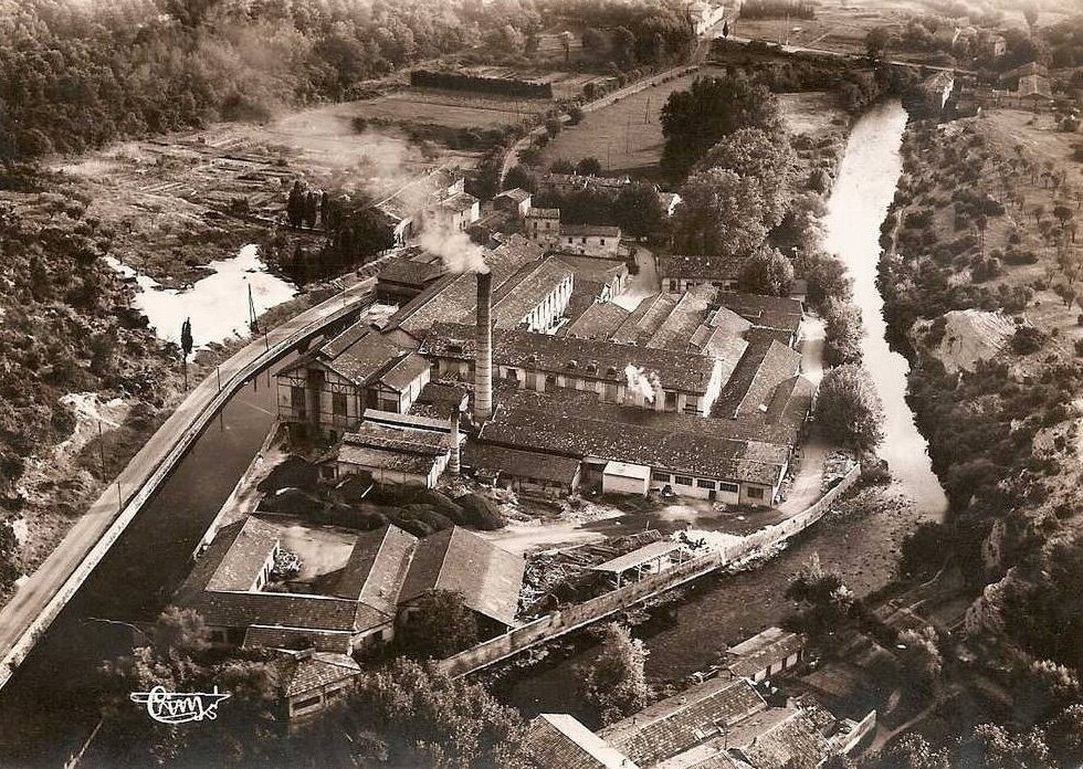 Usine de Galas Papeteries Navarre avant destruction